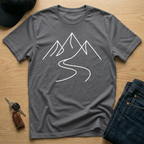 Mountain and River Line T-Shirts