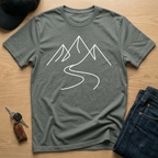Mountain and River Line T-Shirts
