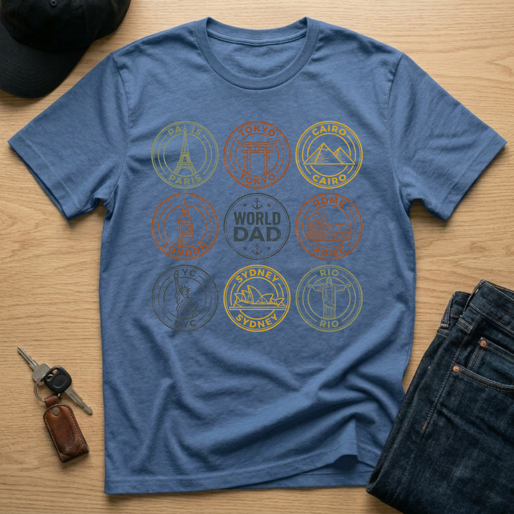 World Dad Stamps