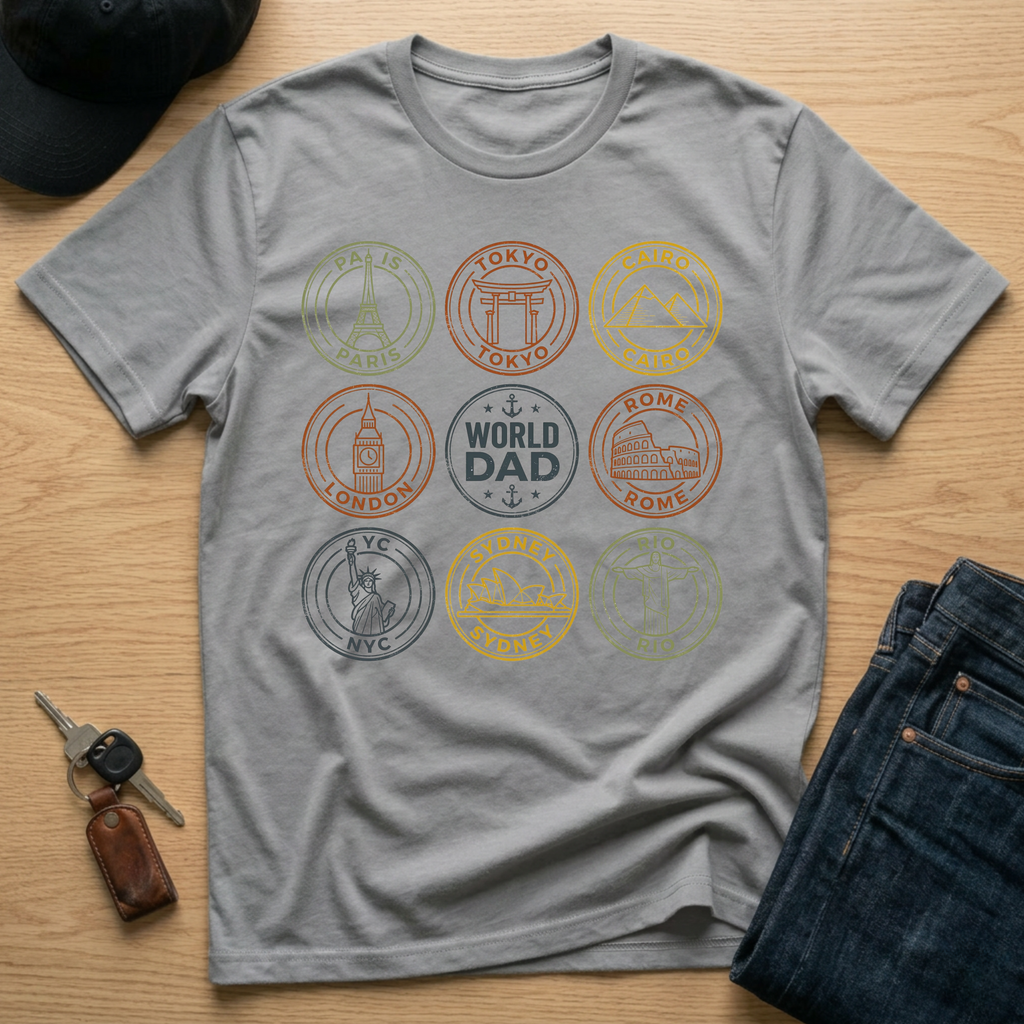World Dad Stamps