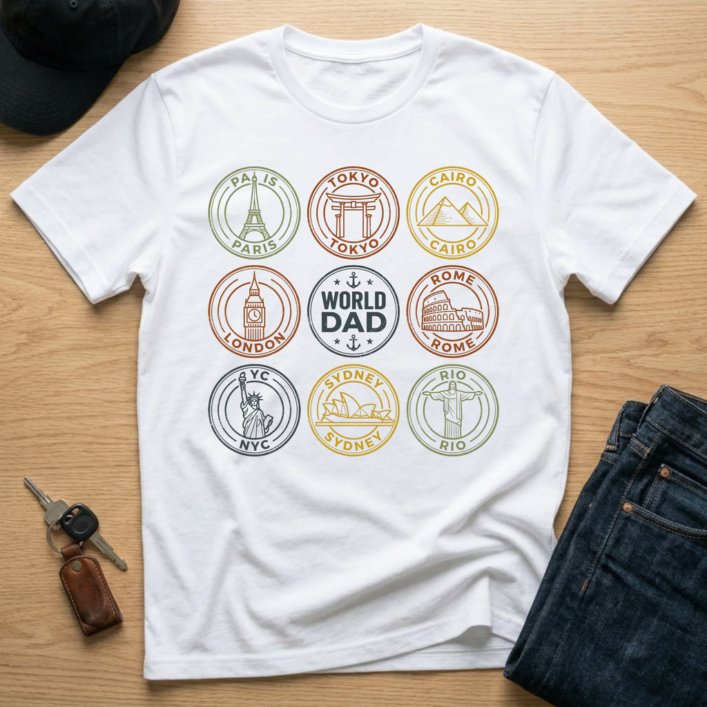World Dad Stamps